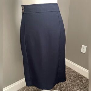 ✨Woman Mango Dark Blue Pencil Skirt✨